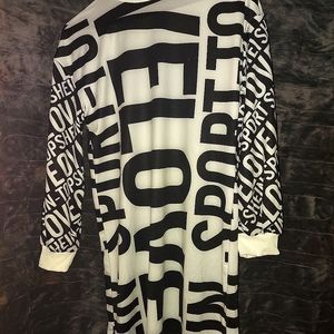 (Black and white dress) size-12-14